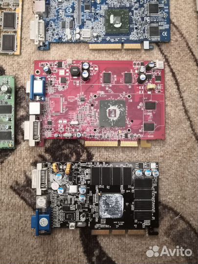 Старая видеокарта AGP PCI
