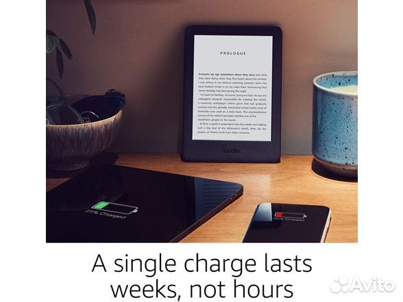 Kindle 10 (модель 2019),4 Гб, Refurbished + чехол