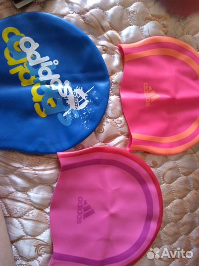 Шапочка для плавания Adidas детская новая