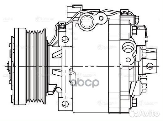 Компрессор кондиц. для а/м Mitsubishi Outlander