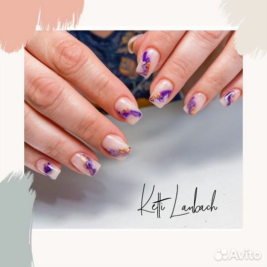 Наращивание ногтей акрилом