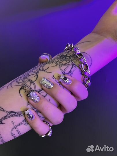 Crazy наращивание, маникюр, гель лак