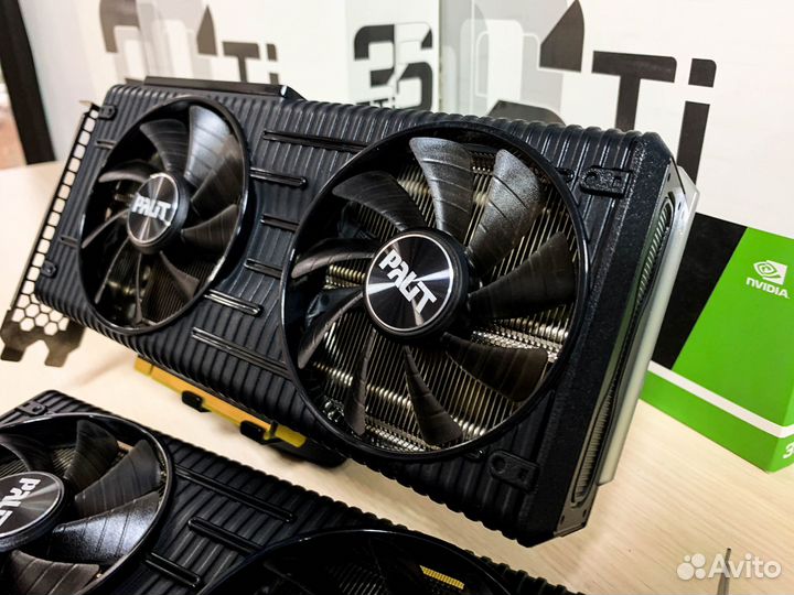 Видеокарта Palit RTX 3060 Ti Dual 8Gb (Samsung)
