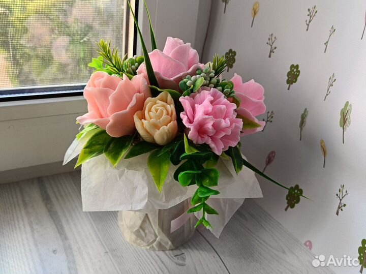 Букет из мыла к 1 сентября