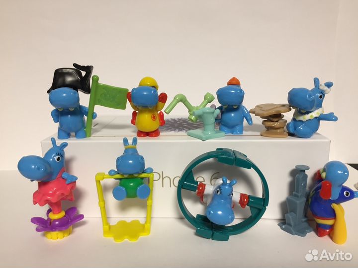 Семейка Бегемотов серия киндер сюрприз