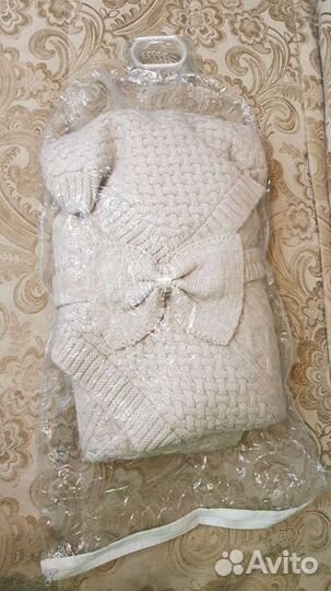 Вязанный Конверт на выписку