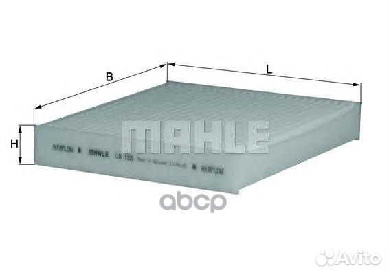 LA155 фильтр салона Honda Jazz 1.2/1.4 02 LA1