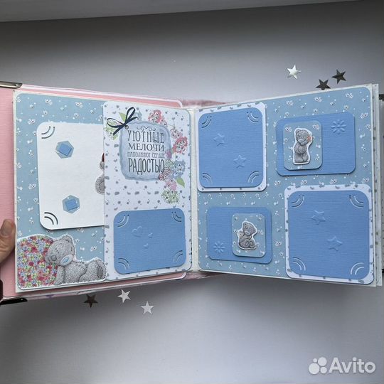 Альбом для малыша Мишки Тедди скрапбукинг