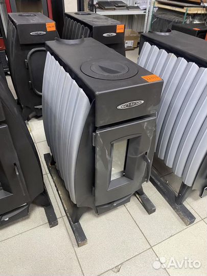 Печь отопительная Огонь-Батарея 7 антрацит+метал