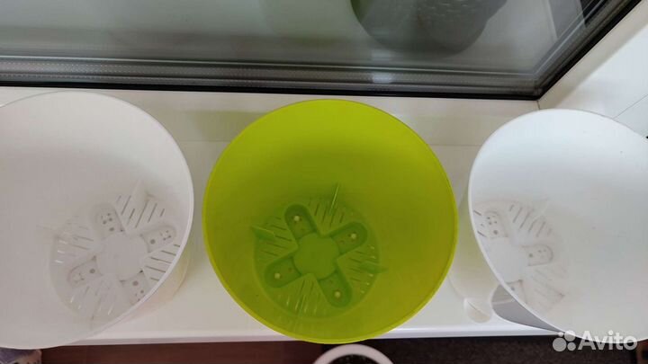 Горшки для цветов пластиковые