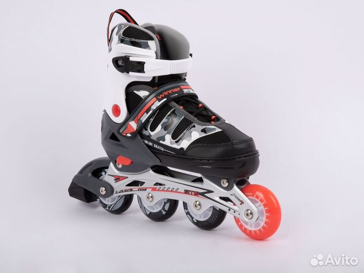 Ролики sitis Winner Black-White-Grey Ros716