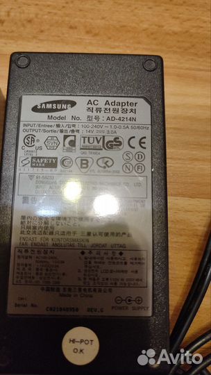 Блок питания 14 вольт Samsung