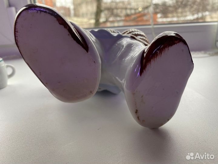 Статуэтка «Штоф Бюргер» с гусями» Фарфор