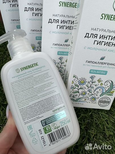 Гель для интимной гигиены synergetic