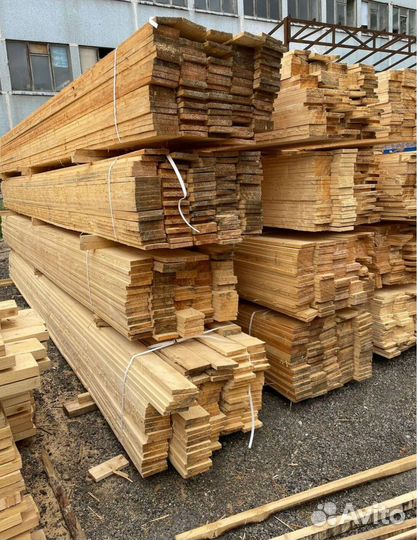 Доска обрезная 40х100х6000мм от производителя