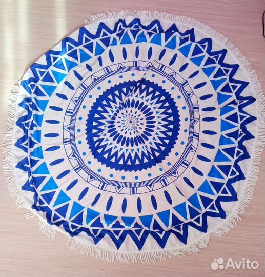 Пляжный коврик мандала