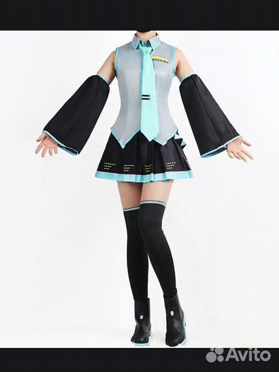 Костюм, косплей аниме Хастуне Мику XXL