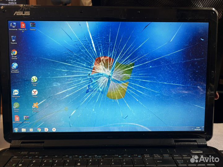 Ноутбук asus на запчасти