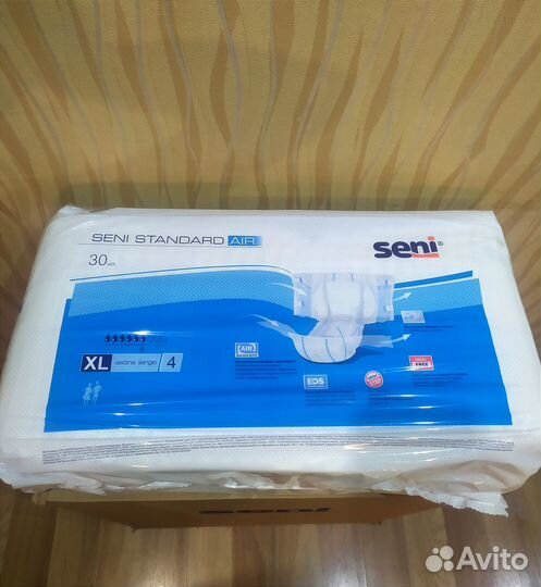 Подгузники для взрослых seni standard AIR