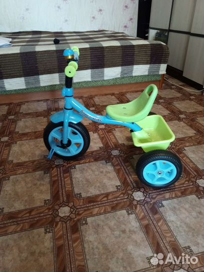 Велосипед детский трёхколёсный