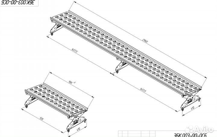 Переходной мостик Grand Line 3 м