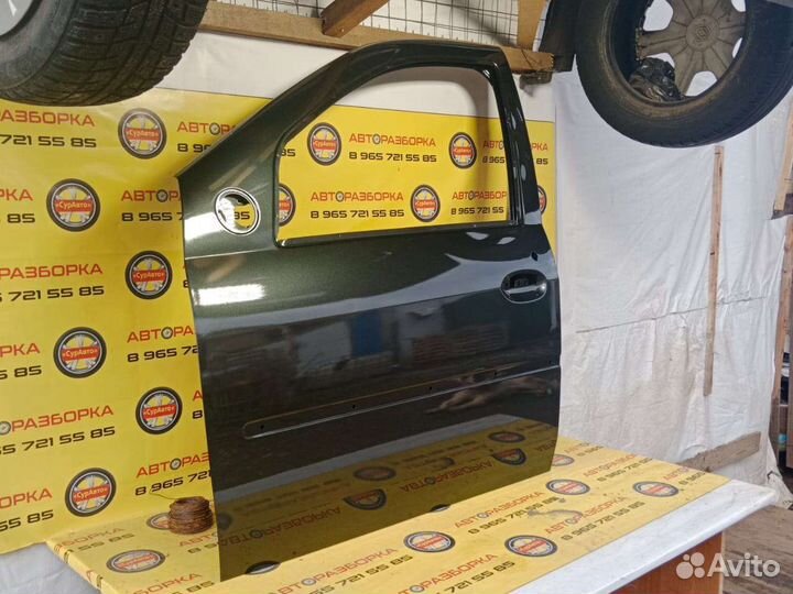 Дверь передняя левая renault logan цвет B66