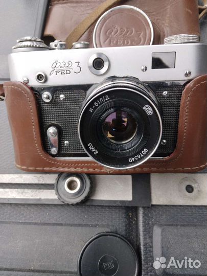 Фотоаппарат фэд 3 с вспышкой и штативом