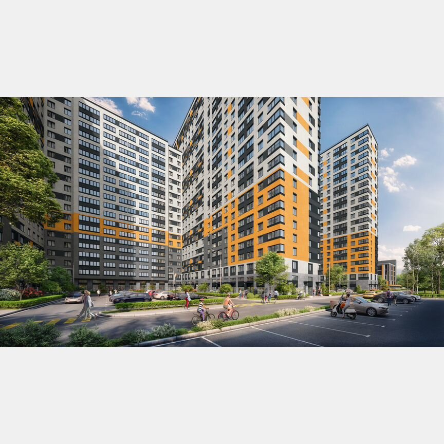 3-к. апартаменты, 67,4 м², 19/24 эт.