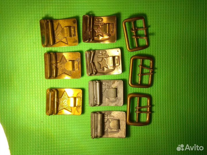 Пряжка солдатская са ссср, Морская