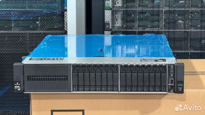 HP DL380 Gen10 8nvme + 8sff 2xgold 6244 128Gb