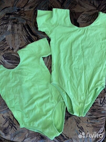 Купальник 110 и 116 зелёный х/б