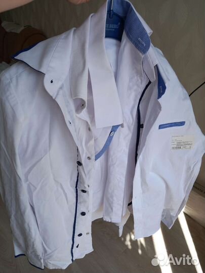 Рубашка белая школьная 4 шт