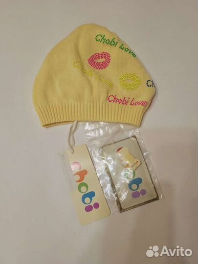 Шапка для девочки Chobi Новая демисезонная S 1-3г