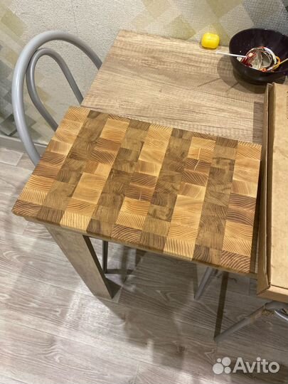 Торцевая разделочная доска из дуба