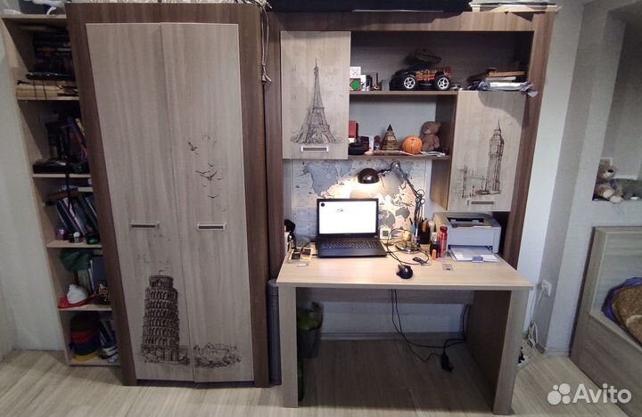 Мебель в комнату спальню подростка