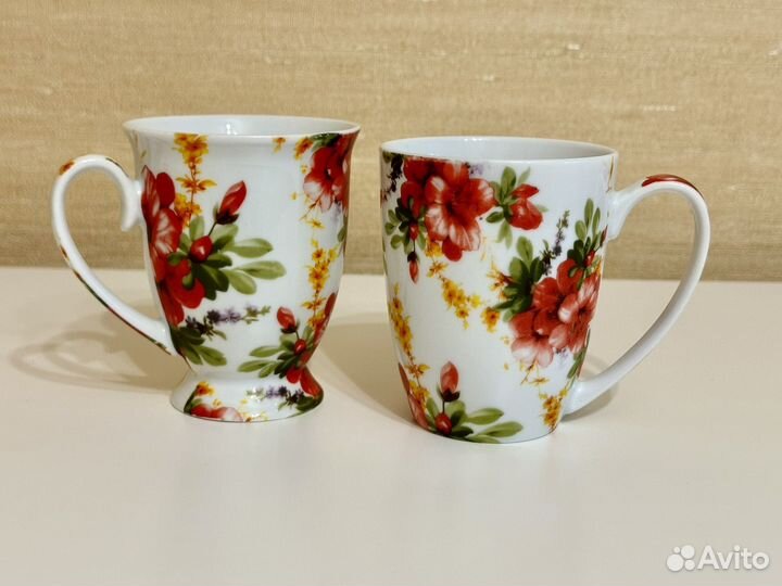 Чайные чашки кружки разные