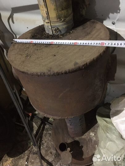 Буржуйка печь на отработке