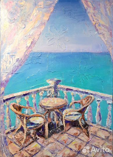 Картина маслом на холсте 40х60 см