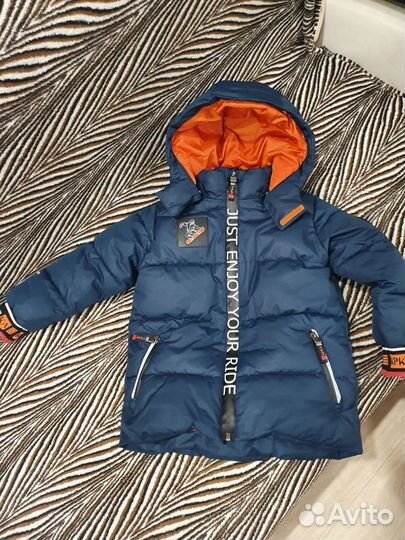 Куртка зимняя для мальчика р 116