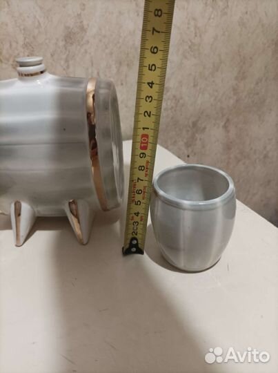 Набор графин бочонок и 2 стопки