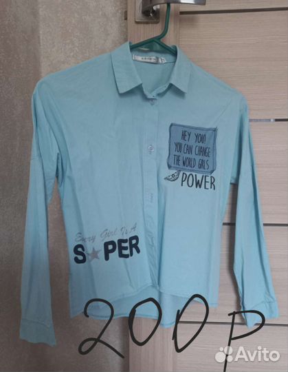 Рубашки,блузки для девочки