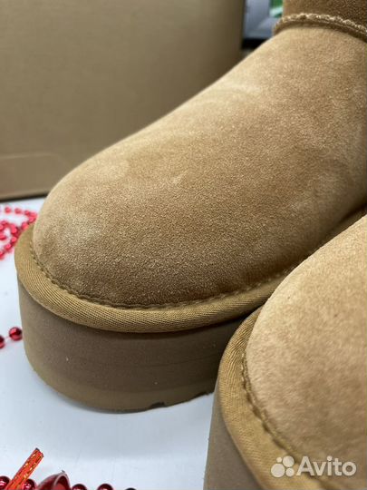 Угги Ugg Classic Mini Platform Chestnut