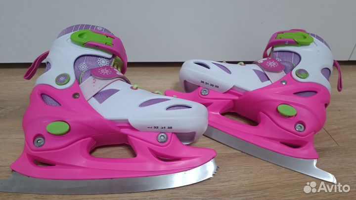 Коньки детские раздвижные 30 33