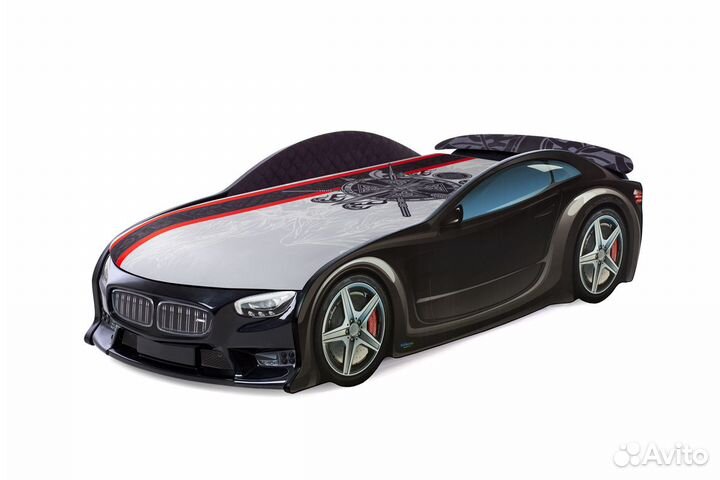 Детская кровать машина