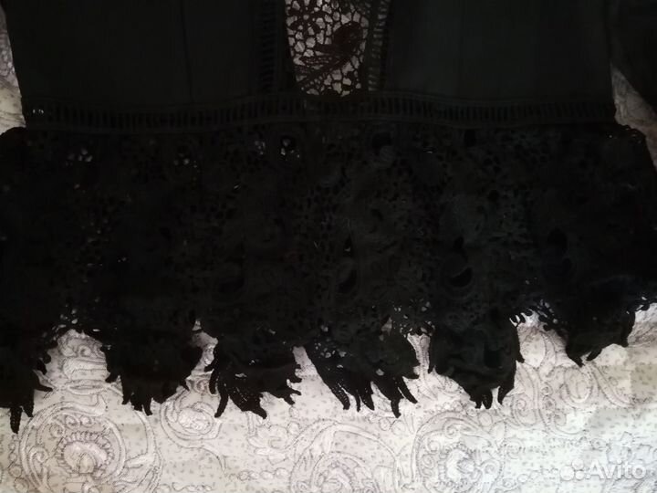 Блузка чёрная