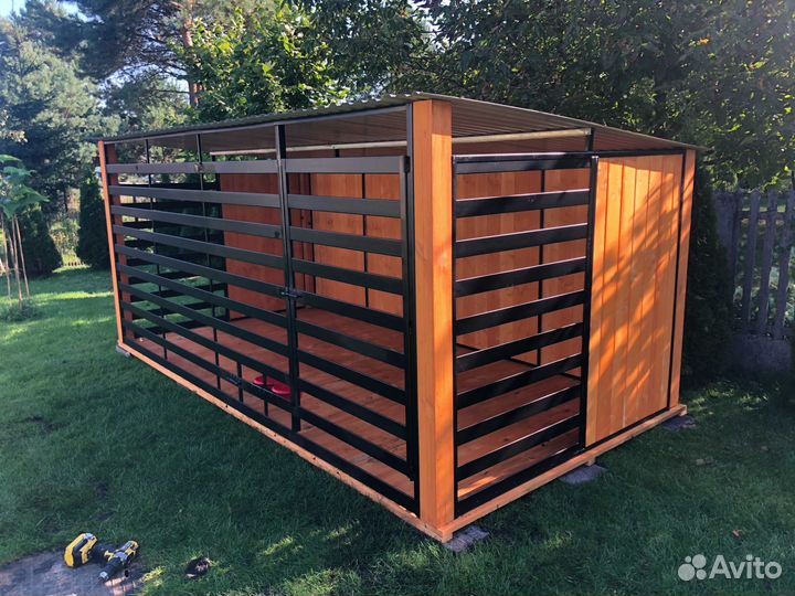 Будка вольер для собаки