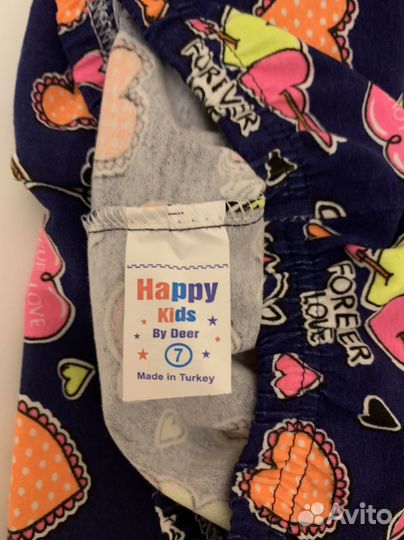 Лосины для девочек хлопок