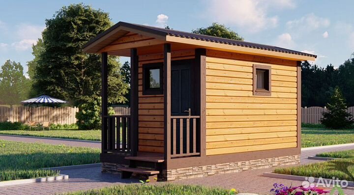 Устюжна. Мобильные готовые маленькие хорошие бани