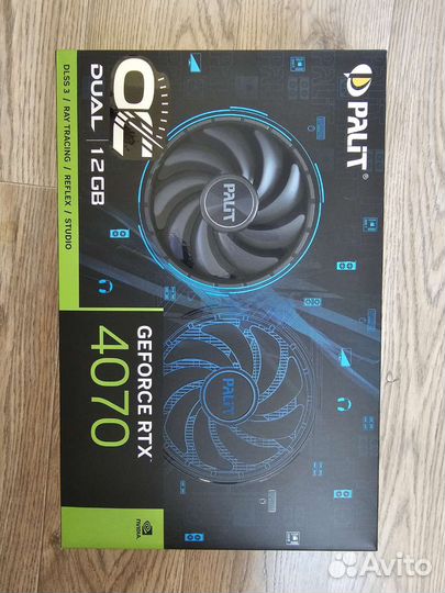 Видеокарта Palit GeForce RTX 4070 dual OC