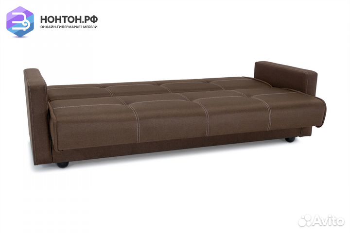 Диван книжка Прайм коричневый
